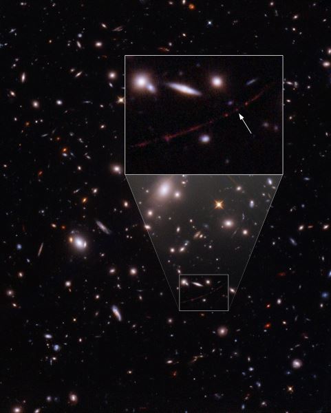«Hubble» поймал свет от рекордно далекой звезды