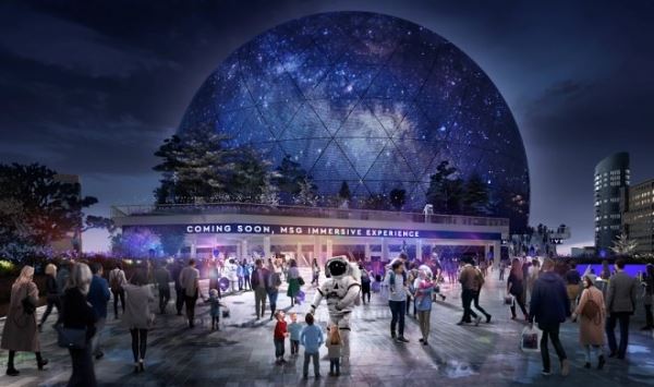 В Лондоне хотят построить сферический концертный зал с самым большим экраном в мире